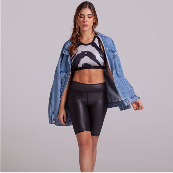 New Supplex Colombian butt lift waist control biker short one piece. - Picture 2 of 4